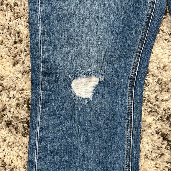 Volcom Jeans Denim Straight Leg Blue Pants High Rise - Picture 6 of 10